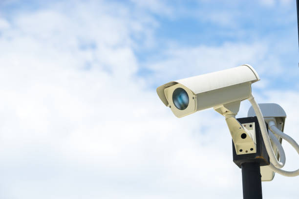 istock CCTV camera in home village 803387574