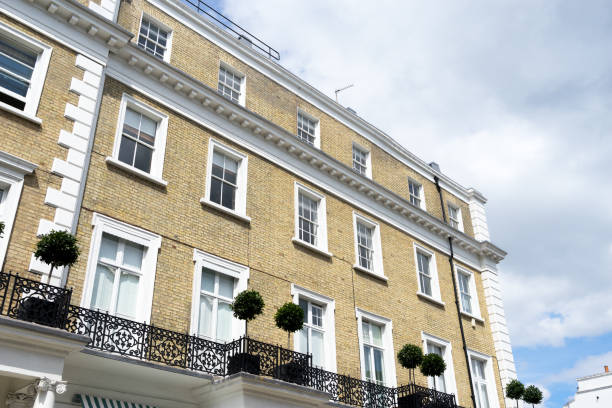 istock British style building, South Kensington, London 803387604