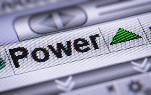 istock The Index of Power on The Screen. 803442508