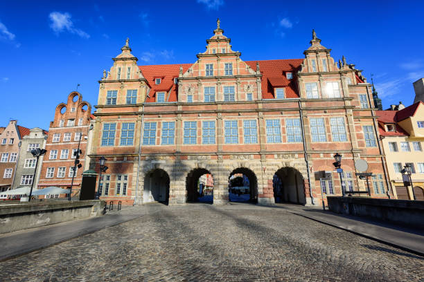 The Green Gate, inspired by the Antwerp City Hall, was a residence of Poland's monarchs and is now a museum, Gdansk, Poland