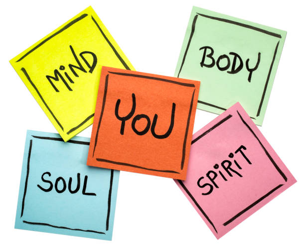 istock you, body, mind, soul, and spirit - sticky note set 803473860