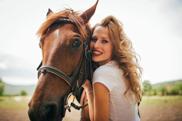 istock Girl's horse friend 803479908