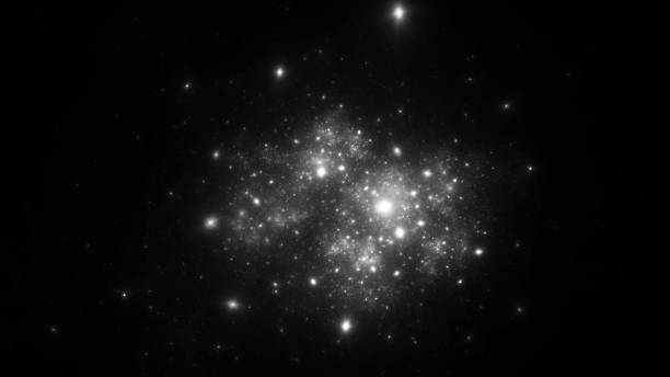 istock Abstract fractal illustration looks like galaxies 803497750