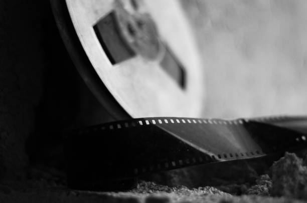 istock Film relic retro black and white 803509580