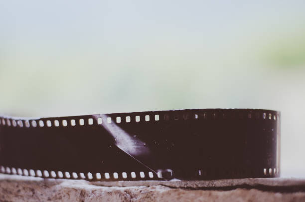 istock Film relic retro black and white 803509676