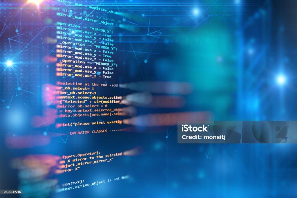 Programming Code Abstract Technology Background Of Software Developer ...