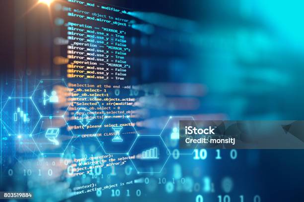 Soft Tech Background Programming Programming Code Abstract Technology Background Of Software Developer ...