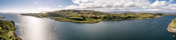 istock Aerial view of the Island Kerrera, Argyll 803574744