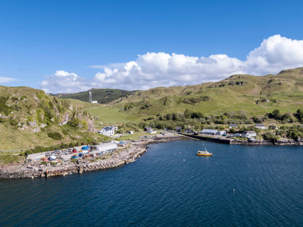 istock Aerial view of the coast between Gallanach and Oban, Argyll 803577430