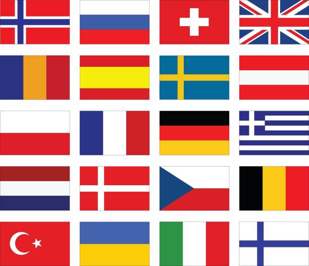 European flags vector illustration of European flags свечи с прополисом инструкция по применению stock illustrations