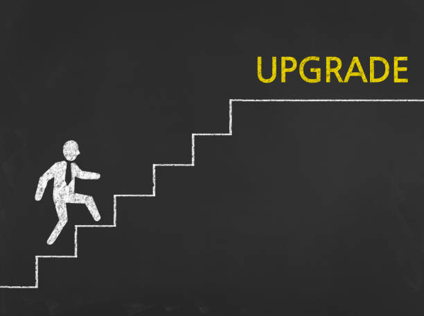 istock Upgrade - Business Chalkboard Background 803587952