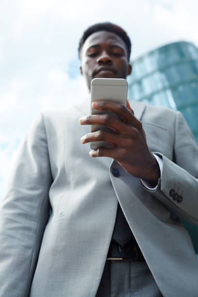 istock Smartphone of businessman 803588020