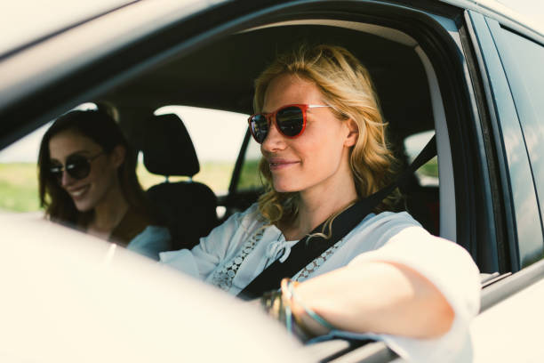 istock Women on the road trip 803600238