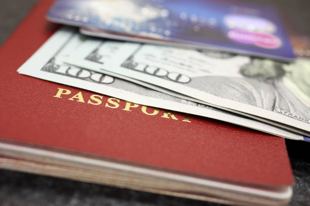 istock Passport and money 803609034