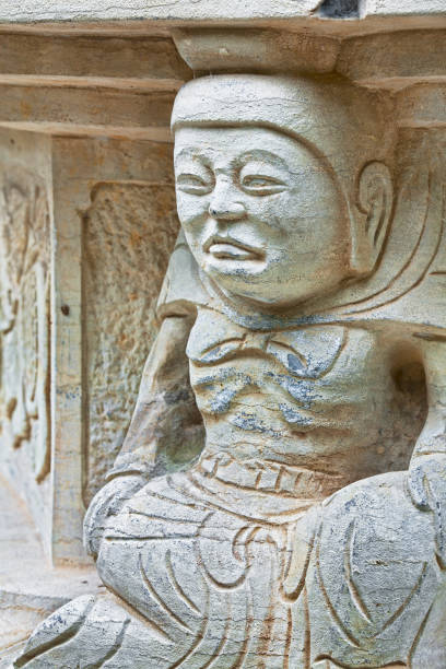 istock Statues carved in stone Guilin China 803612690