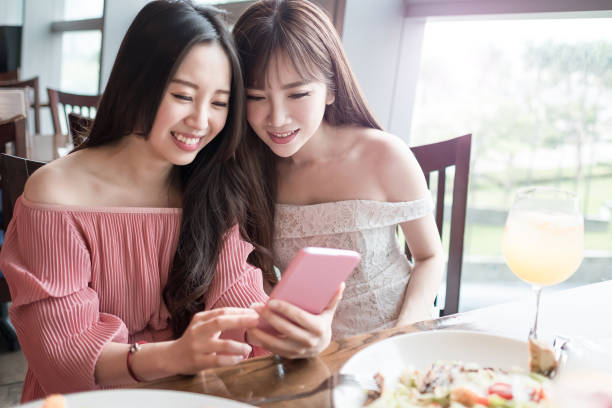 istock woman dine in restaurant 803616596