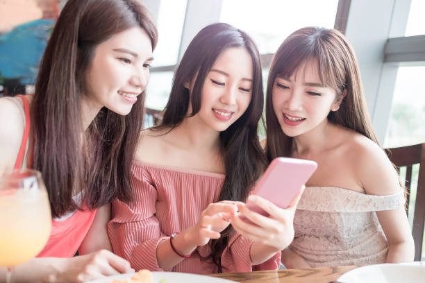 istock woman dine in restaurant 803625508
