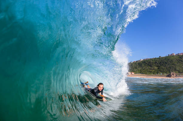 istock Surfing Surfer Tube Ride 803639632