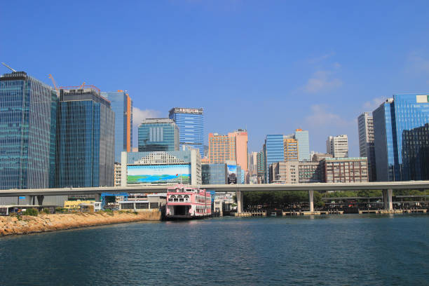 istock Kwun Tong Bypass and Typhoon Shelter 803654722