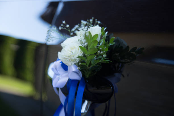 istock Beautiful roses in a wedding 803657800