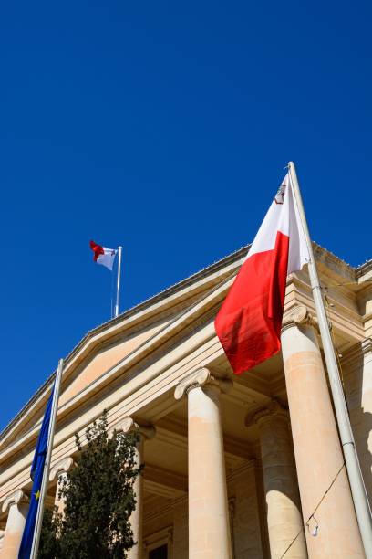 istock Law Court building, Valletta. 803659088