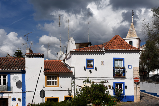 Houses and Sanctuary of the Concepcion, Vila Vicosa, Alentejo region, Portugal