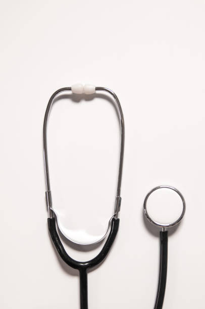 istock Medical stethoscope isolated with white background. Medical concept 803665882