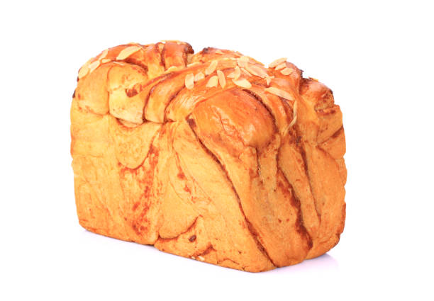 istock Wholegrain Bread With Oats And Nuts  isolated on a white background 803677006
