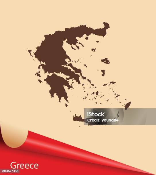 Greece Map Stock Illustration - Download Image Now - Cartography, Computer Graphic, Country - Geographic Area