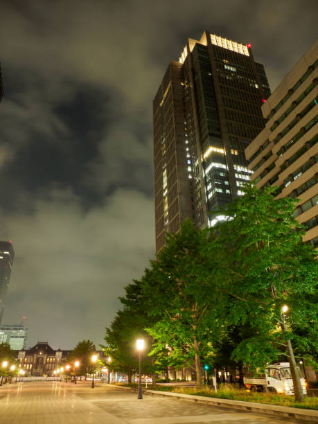 istock Tokyo station Night View 803690220