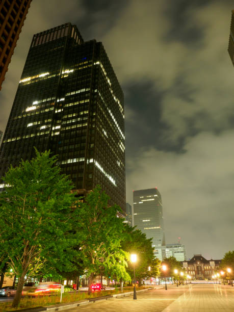 istock Tokyo station Night View 803690224