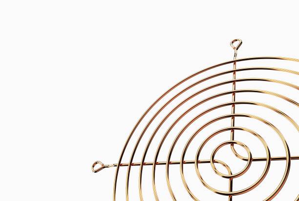 istock 3D illustration of fan grill 803690348
