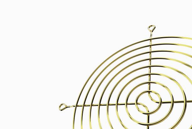 istock 3D illustration of fan grill 803690354