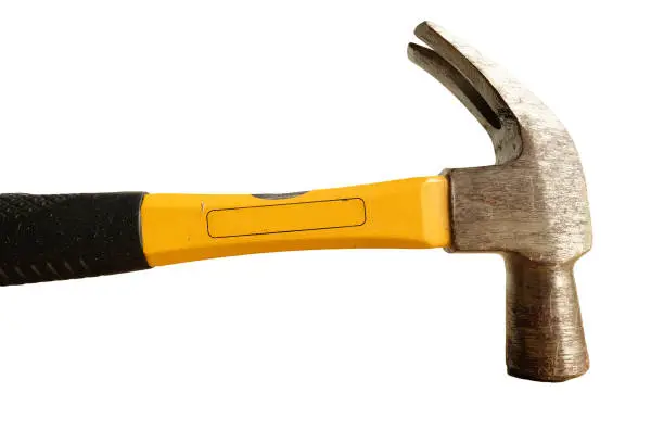 hammer on white background