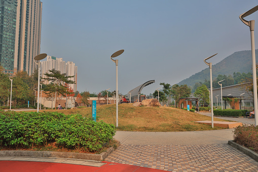 Tung Chung North Park of theme Chinese medicine