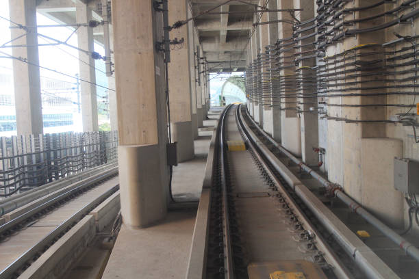 istock Metro railway at outdoor 2017 803699808