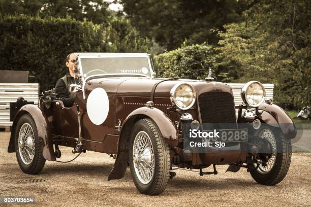 Alvis Fwd Type Fa Classic Sports Car Stock Photo - Download Image Now - 1920-1929, Adult, Car Show
