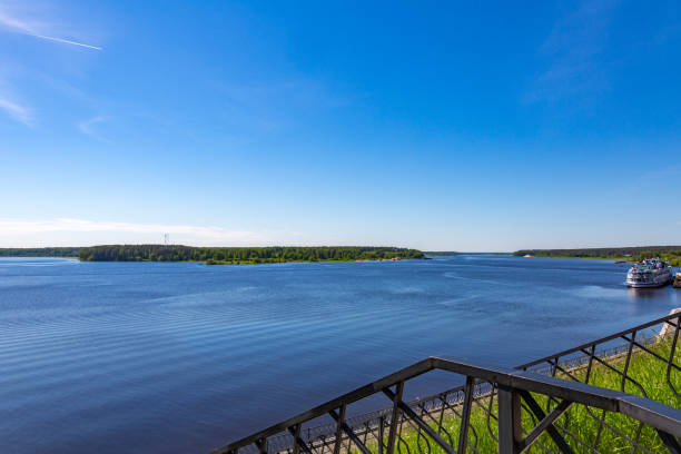 istock The great russian river Volga 803707880