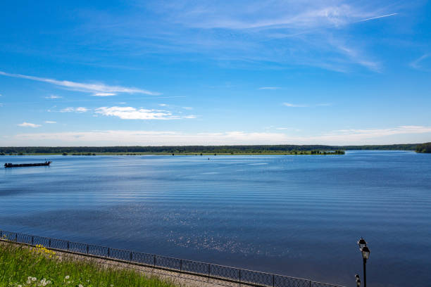 istock The great russian river Volga 803707890