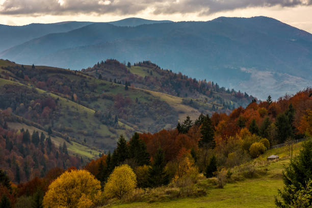 istock mountainious rural area in late autumn 803728350