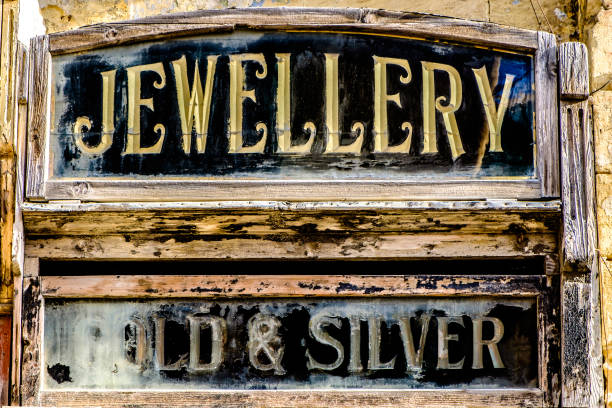 old jewellery sign at a store