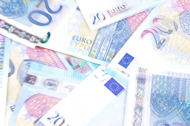 istock Abstract dollar bills of different denominations background. 803742800