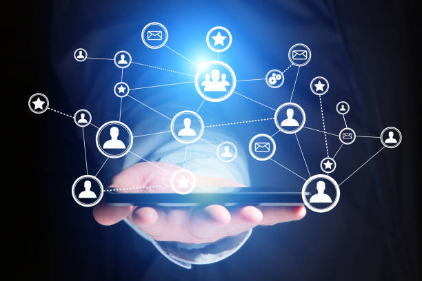 istock Concept of business international network interface - Technology concept 803743552