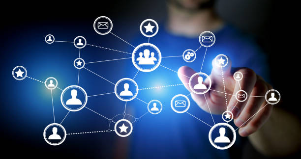 istock Concept of business international network interface - Technology concept 803743606