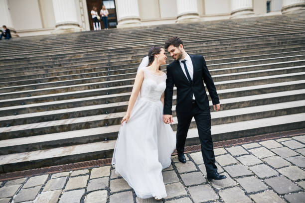 istock Beautiful wedding photo in Budapest 803743840
