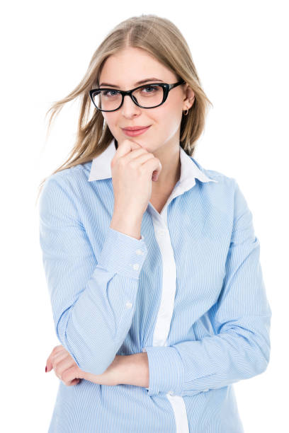 istock Cute Girl With Glasses 803746124