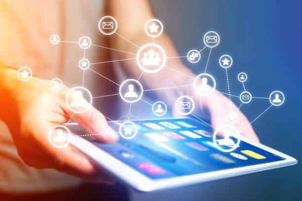 istock Concept of business international network interface - Technology concept 803748668