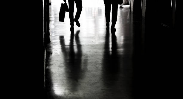 istock Silhouettes and shadows in the city 803752264
