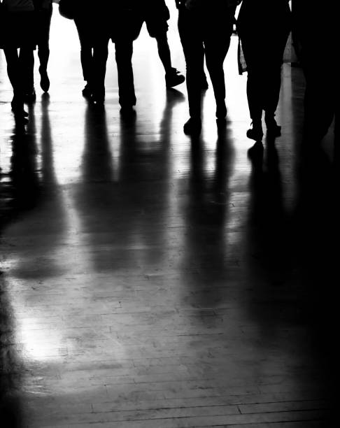 Silhouettes and shadows in the city
