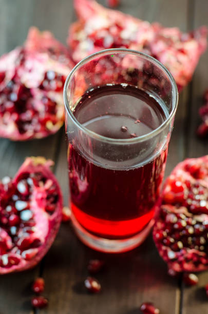 istock Pomegranate juice in a glass 803794988